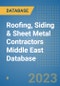Roofing, Siding & Sheet Metal Contractors Middle East Database - Product Thumbnail Image