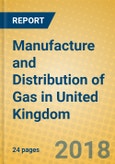Manufacture and Distribution of Gas in United Kingdom- Product Image