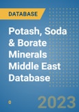 Potash, Soda & Borate Minerals Middle East Database- Product Image