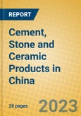 Cement, Stone and Ceramic Products in China- Product Image