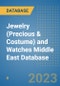 Jewelry (Precious & Costume) and Watches Middle East Database - Product Image