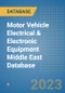 Motor Vehicle Electrical & Electronic Equipment Middle East Database - Product Image