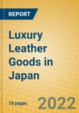 Luxury Leather Goods in Japan- Product Image