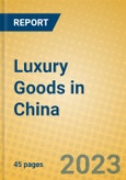 Luxury Goods in China- Product Image
