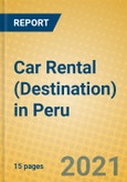 Car Rental (Destination) in Peru- Product Image