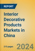 Interior Decorative Products Markets in China- Product Image