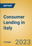 Consumer Lending in Italy- Product Image