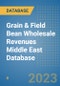 Grain & Field Bean Wholesale Revenues Middle East Database - Product Image