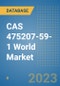 CAS 475207-59-1 Sorafenib tosylate Chemical World Report - Product Thumbnail Image