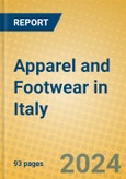 Apparel and Footwear in Italy- Product Image