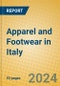 Apparel and Footwear in Italy - Product Image