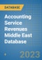 Accounting Service Revenues Middle East Database - Product Image
