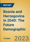 Bosnia and Herzegovina in 2040: The Future Demographic- Product Image
