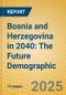 Bosnia and Herzegovina in 2040: The Future Demographic - Product Thumbnail Image