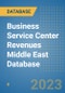 Business Service Center Revenues Middle East Database - Product Thumbnail Image