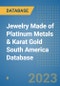 Jewelry Made of Platinum Metals & Karat Gold South America Database - Product Thumbnail Image