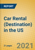 Car Rental (Destination) in the US- Product Image