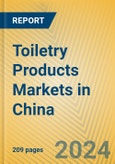 Toiletry Products Markets in China- Product Image