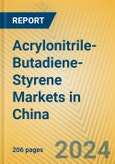 Acrylonitrile-Butadiene-Styrene Markets in China- Product Image