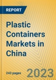 Plastic Containers Markets in China- Product Image
