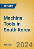 Machine Tools in South Korea- Product Image