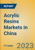 Acrylic Resins Markets in China- Product Image