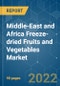 Middle-East and Africa Freeze-dried Fruits and Vegetables Market - Growth, Trends, COVID-19 Impact, and Forecasts (2022 - 2027) - Product Thumbnail Image
