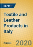 Textile and Leather Products in Italy- Product Image
