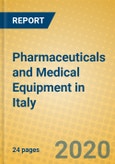 Pharmaceuticals and Medical Equipment in Italy- Product Image