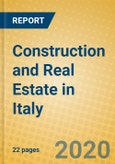 Construction and Real Estate in Italy- Product Image