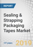 Sealing & Strapping Packaging Tapes Market by Material (PP, Paper, PVC), type of adhesive (Acrylic, Rubber-based, and Silicone), Applications (Carton sealing and Strapping & bundling), and Region - Global Forecast to 2023- Product Image