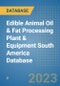 Edible Animal Oil & Fat Processing Plant & Equipment South America Database - Product Thumbnail Image