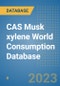 CAS Musk xylene World Consumption Database - Product Image