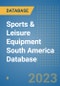 Sports & Leisure Equipment South America Database - Product Thumbnail Image