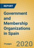 Government and Membership Organizations in Spain- Product Image