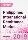 Philippines International Remittance Business and Investment Opportunities - Analysis by Transaction Value & Volume, Inbound and Outbound Transfers to and from Key States, Consumer Profile - Income, Age Group, Occupation and Purpose - Updated in Q3, 2019- Product Image