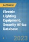 Electric Lighting Equipment, Security Africa Database - Product Image