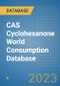 CAS Cyclohexanone World Consumption Database - Product Image