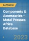 Components & Accessories - Metal Presses Africa Database - Product Thumbnail Image