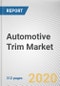 Automotive Trim Market by Material Type, Internal Application, External Application, Vehicle Type, and End Use: Global Opportunity Analysis and Industry Forecast, 2020-2027 - Product Thumbnail Image