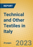 Technical and Other Textiles in Italy- Product Image