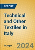 Technical and Other Textiles in Italy- Product Image