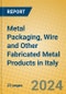 Metal Packaging, Wire and Other Fabricated Metal Products in Italy - Product Image