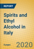 Spirits and Ethyl Alcohol in Italy- Product Image