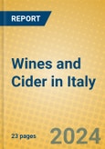 Wines and Cider in Italy- Product Image