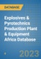 Explosives & Pyrotechnics Production Plant & Equipment Africa Database - Product Image