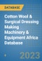 Cotton Wool & Surgical Dressing Making Machinery & Equipment Africa Database - Product Image