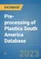 Pre-processing of Plastics South America Database - Product Thumbnail Image