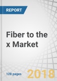 Fiber to the x Market by Architecture (FTTh/p/b, FTTa, FTTn/c/k), Distribution Network (AON, PON), Product (OLT, ONT/ONU, Optical Splitter), Vertical (Industrial, Commercial, Residential), and Geography - Global Forecast to 2023- Product Image