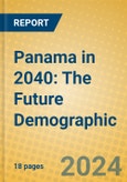 Panama in 2040: The Future Demographic- Product Image